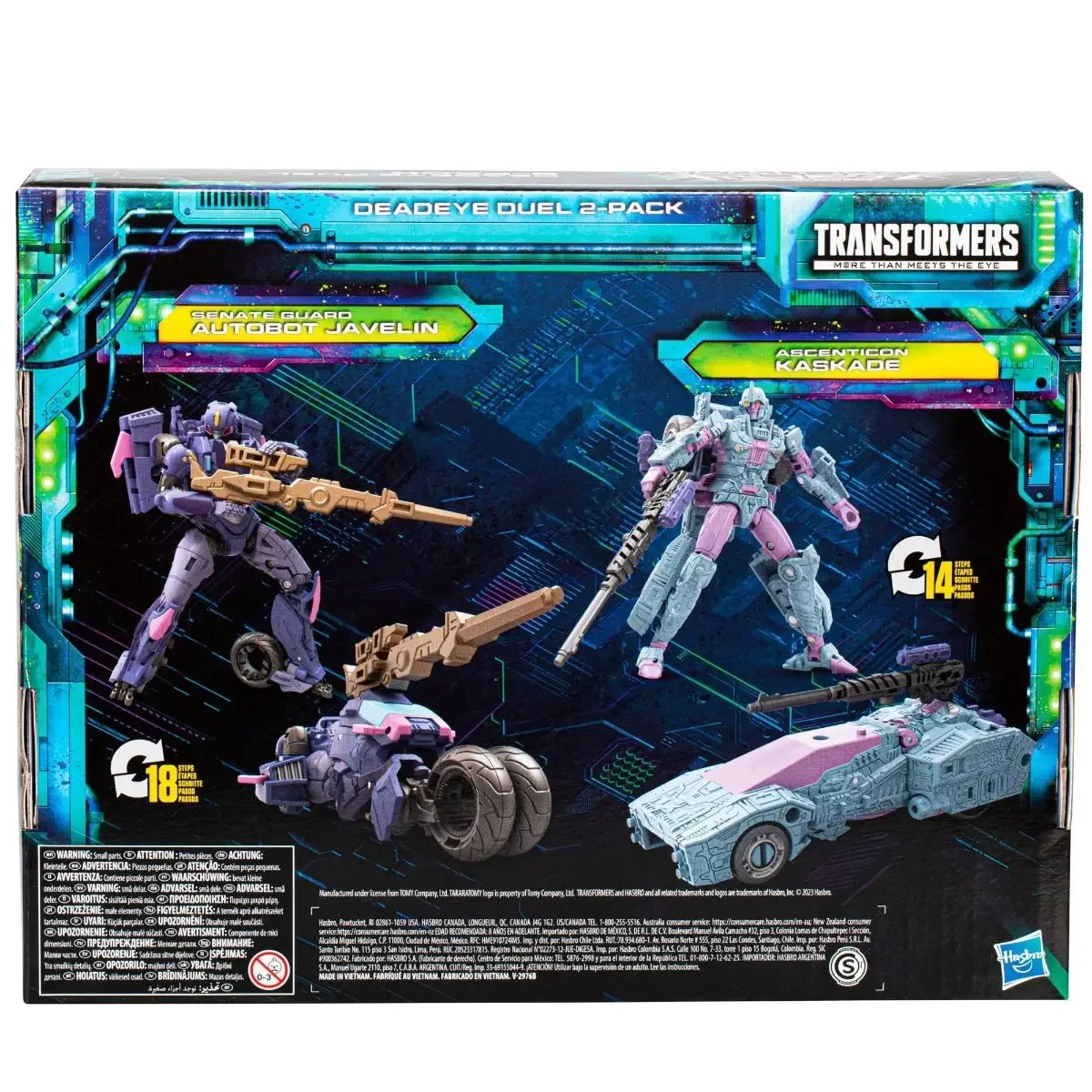 Игрушки-трансформеры Legacy Evolution Deluxe Senate Guard Autobot Javelin & Ascenticon Kaskade Deadeye Duel Фигурки 2
