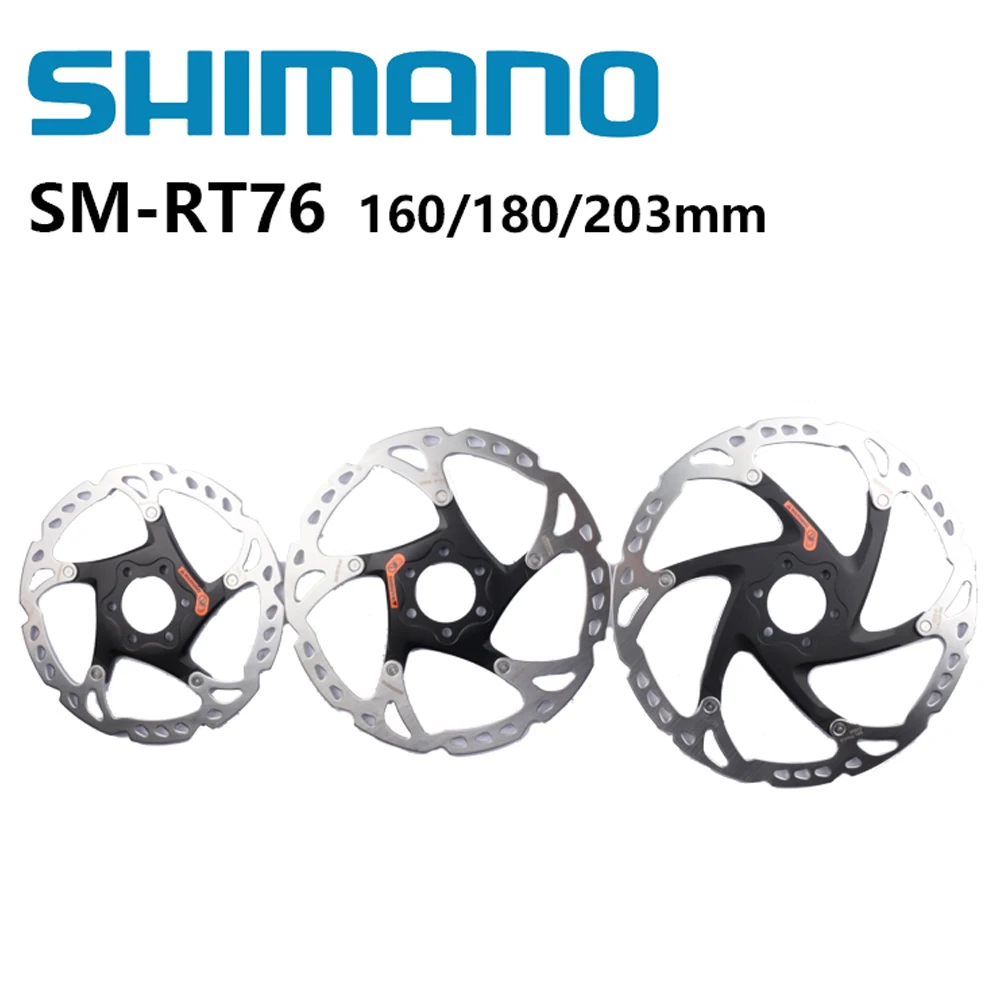 

Shimano SM-RT66 DEORE XT SM-RT76 дисковый тормозной ротор, дисковый центр 6 болтов, MTB, велосипедный роторный болт 160 мм/180 мм/203 мм