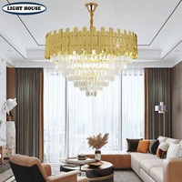 modern nordic crystal chandelier living room ceiling light bedroom e14 chandelier aisle lamp villa lighting home decoration lamp