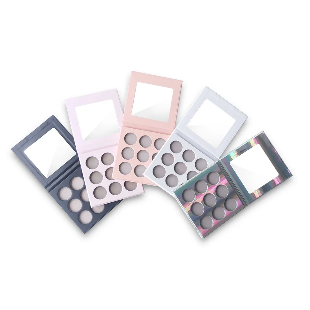 

DIY Eyeshadow 26mm Shadow Pearlescent Matte Glitter Free Combination Optional Color Eye Shadow Palette Private Empty Palette