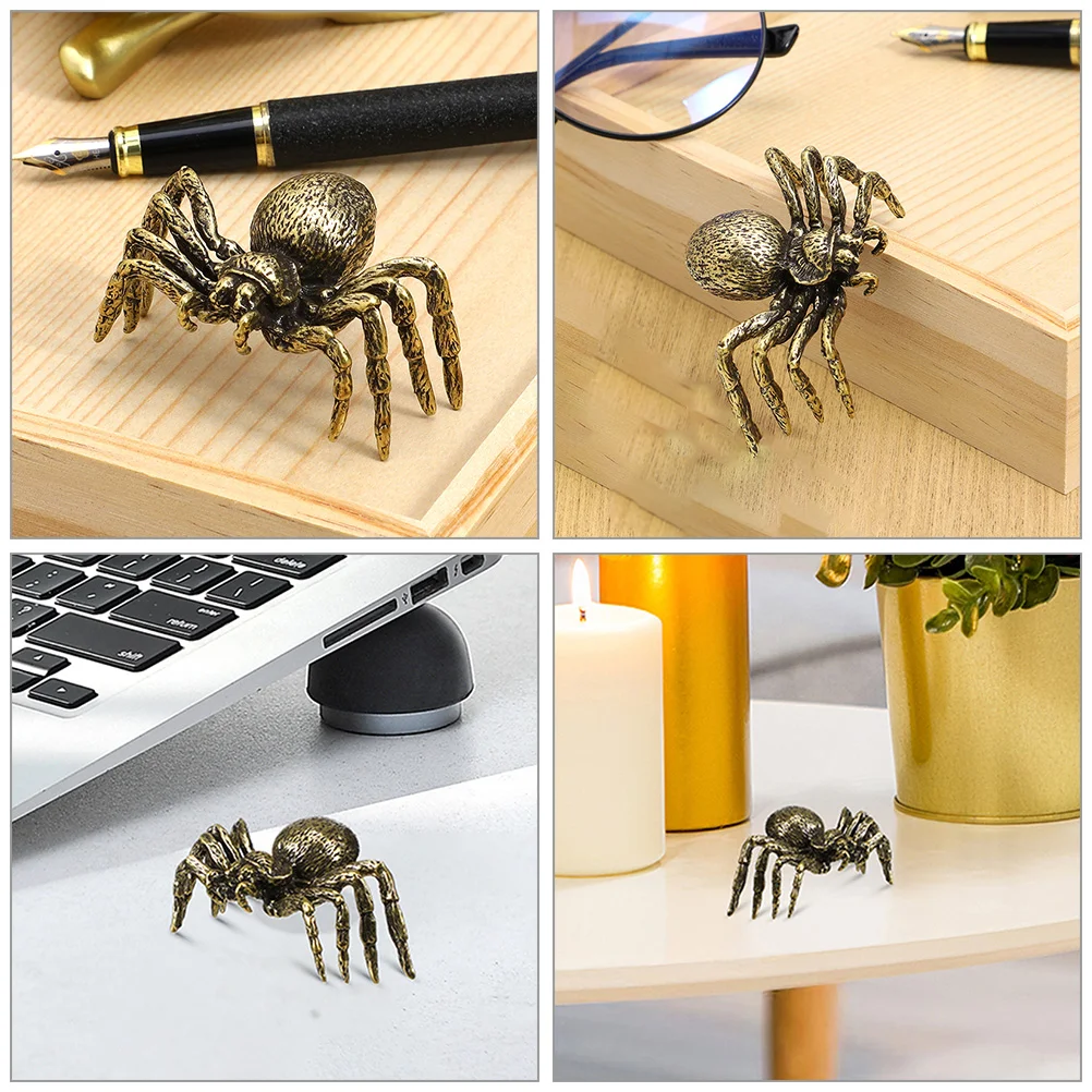 2 шт. чайный питомец паук настольный орнамент ретро-декор украшение для крышки