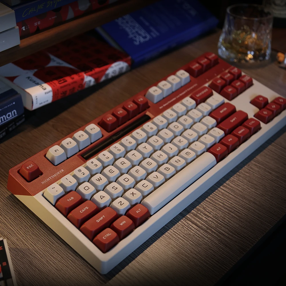 

MATHEW TECH U87 RGB 3-Mode Wireless Mechanical Keyboard Hot-swap Bluetooth+USB wireless+Wired TKL Lauout