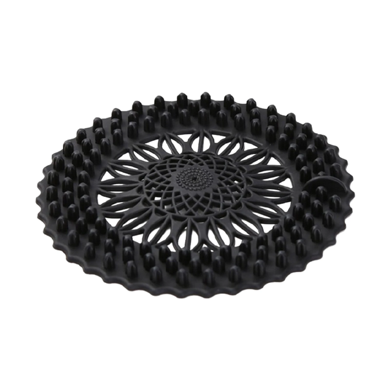 

Sink Silicone Round Filter Stopper Bathtub Shower Drain Cover Floor Hair Catch Strainer Kitchen Anti Clogging For Bathroom
