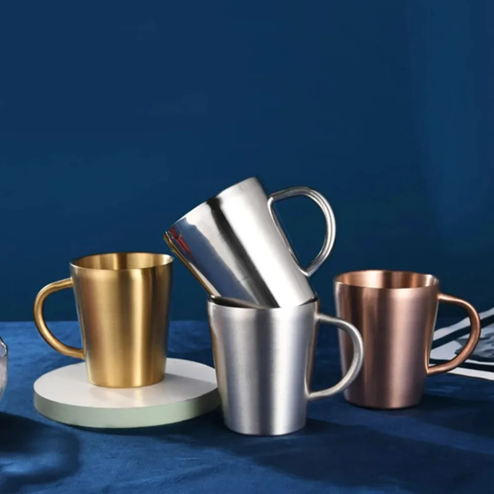 Пивная кружка из нержавеющей стали 304 чашки для воды анти-скалинг анти-падение