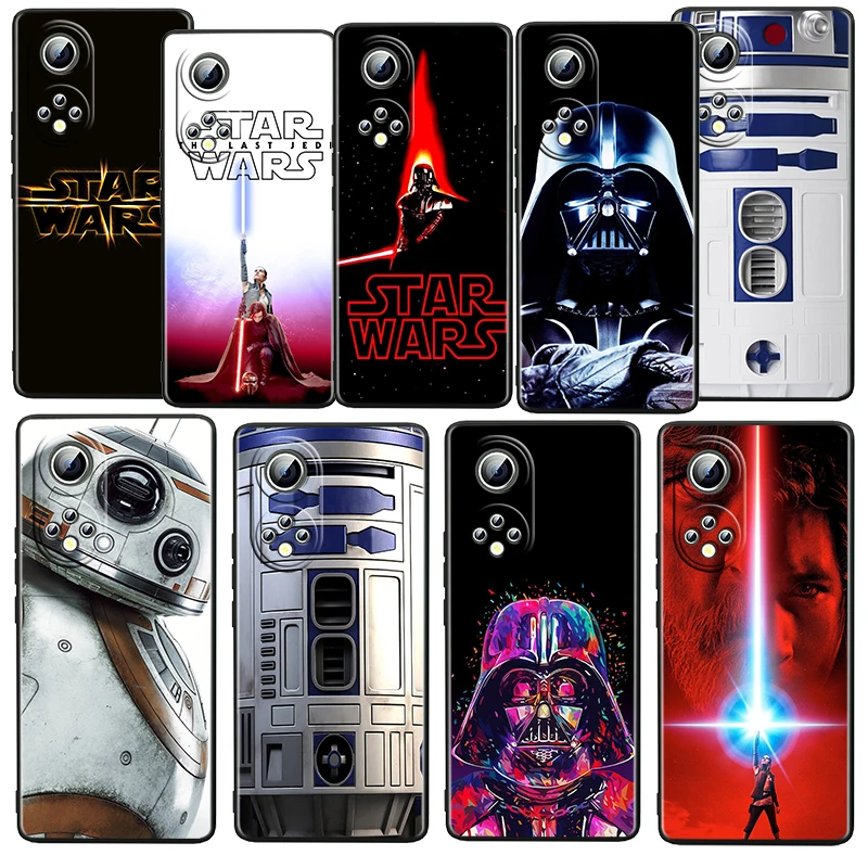 

Star Wars Darth Vader Yoda BB8 For Honor 60 50 30 20 20S 10X Lite Pro Plus 5G Magic3 Play5 5T TPU Soft Silicone Black Phone Case