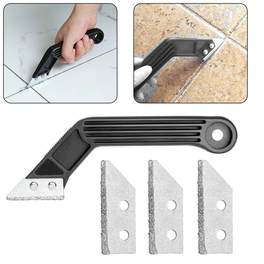 

Scraper Tool Tiling Tool Bathroom Foor For Door Kitchen Wall Tiles Accessories Cleaner Cleaning Remover Tile Gap Grout Protable