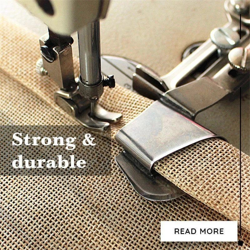 

Industrial Lockstitch Sewing Machine Binder Hem Folder Binding Attachment Flat Seam For Pull-barrel Flat Sewing Machine