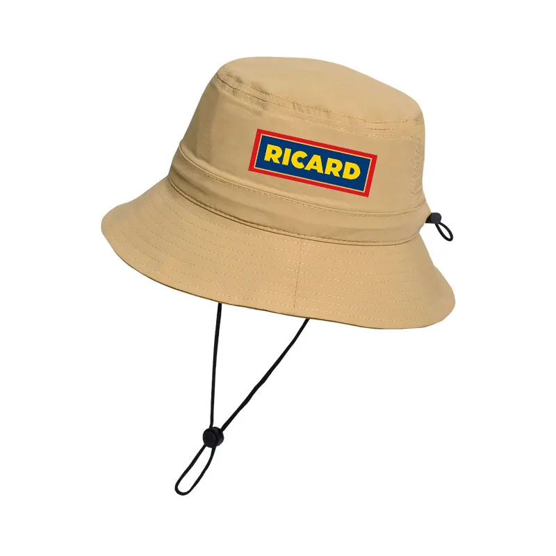 

Панама Ricard Bob для мужчин и женщин, складная шляпа от солнца, с защитой от ветра, летняя