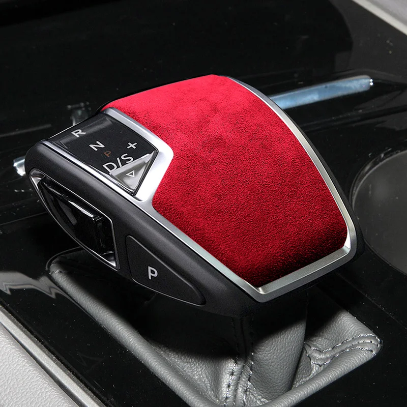 

Car Gear Shift Knob Sticker Cover for Volkswagen Touareg 2019 2020 2021 Interior Styling Moulding Trim