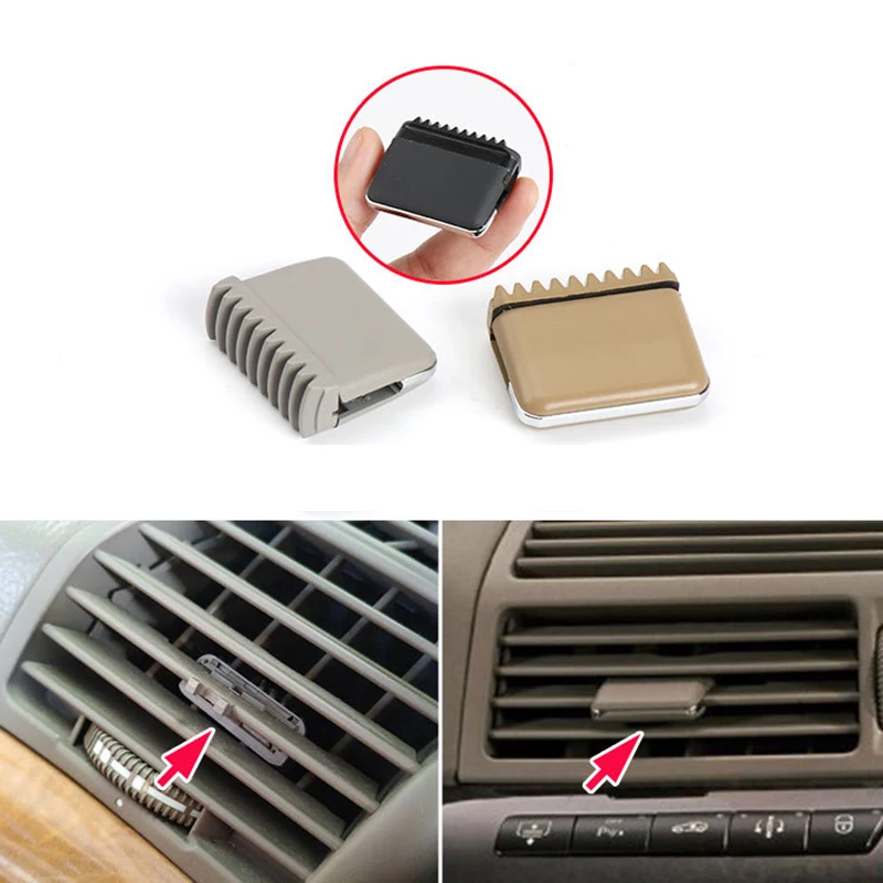 

1PCS ABS Front Air Conditioning A/C Air Vent Outlet Tab Clip Repair for Mercedes-Benz S Class S300 W220 1998-2005 Car Styling