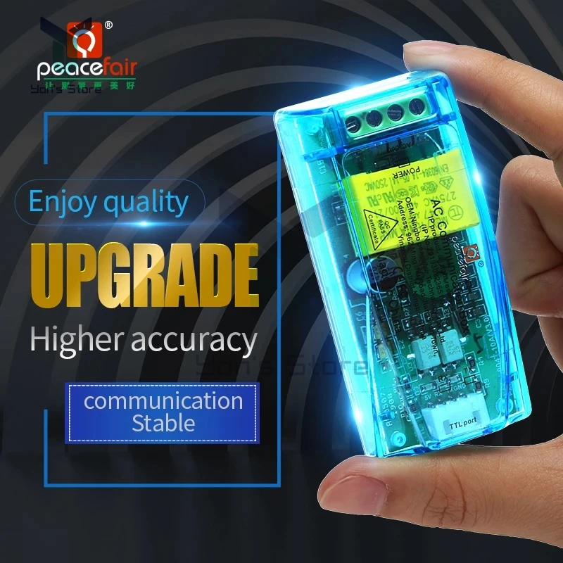 Цифровой измеритель мощности переменного тока многофункциональный PZEM-004T с