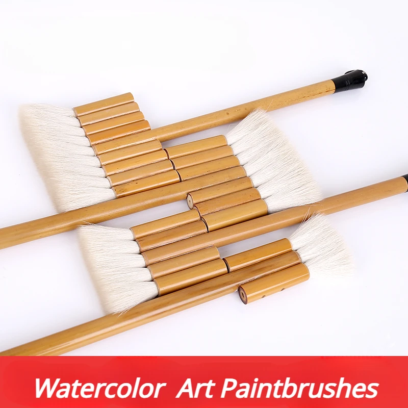 Шерстяная панитовая кисть для акварели бамбуковый держатель китайская живопись