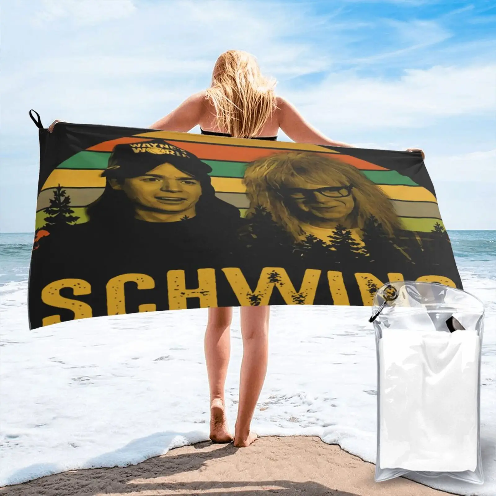 

Wayne&Aposs World Garth Algar Wayne Towel Strandlaken Bathroom Products Beach Large Beach Towels Towel Beach Bath Towels Beach