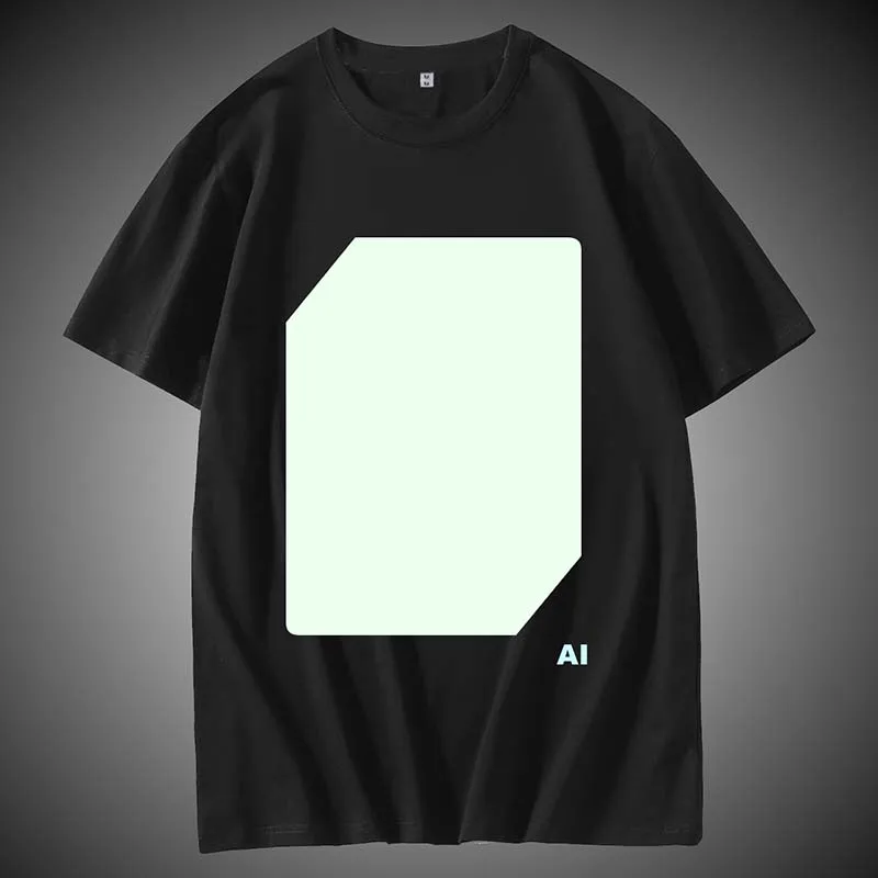 DUOFAN светящиеся футболки интерактивные Светящиеся женские в темноте футболка с