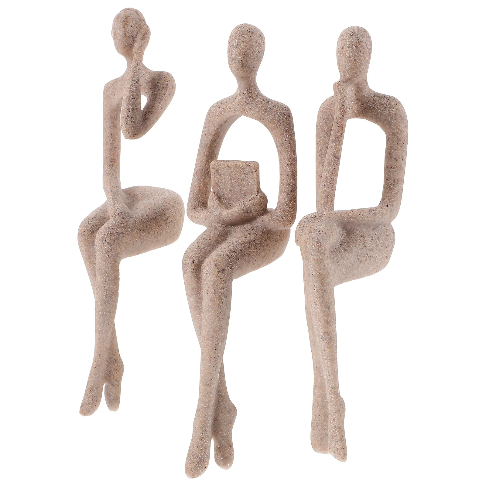 

Abstract Thinker Sculpture Resin Figurine Home Decor Elegant Figure Statues