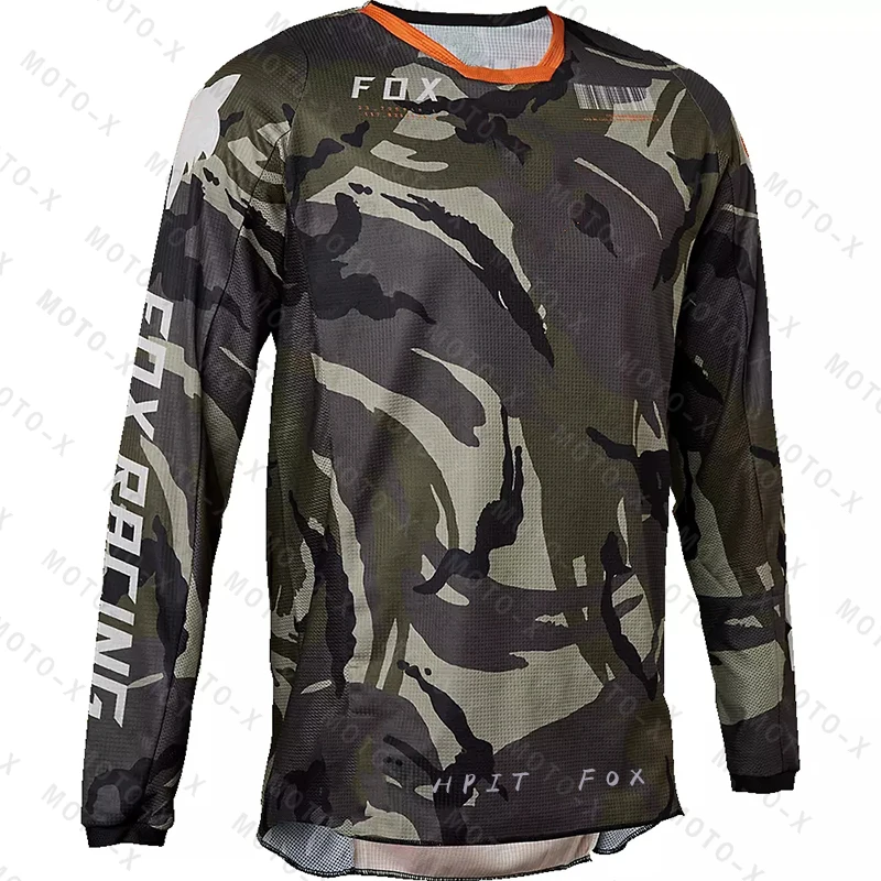 

NEW 2021 Mtb hpit Fox Jersey Motocross Cycling Off Road Dirt Bike Riding ATV MTB DH Racing Long Shirt Motorcycle Jersey