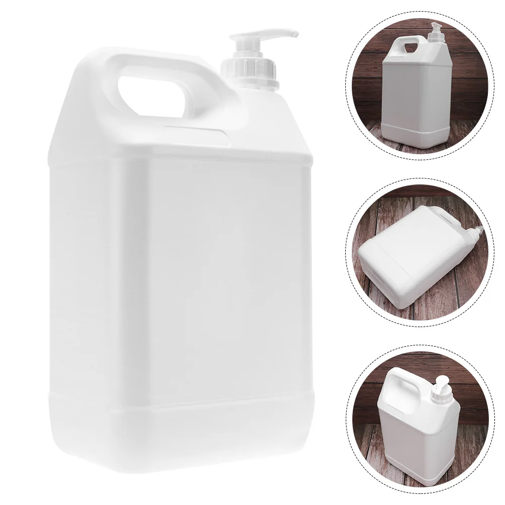 

Pump Laundry Detergent Soap Dispenser Shampoo Lotion Empty Gallon Liquid Pitcher Holder Refillable Dispensers Wash Plastic Sub