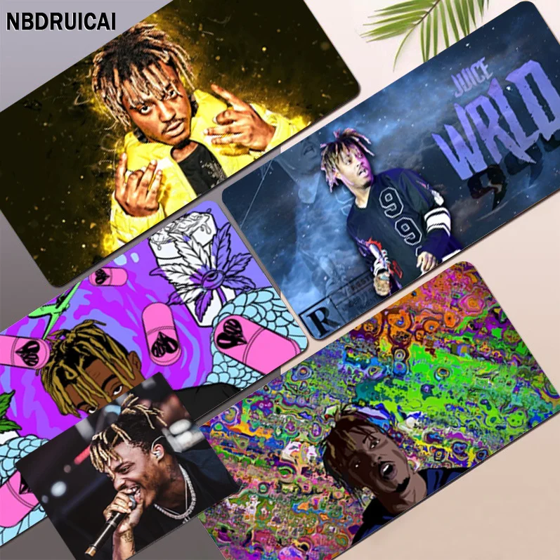 

Juice Wrld Mousepad New Arrivals Gamer Speed Mice Retail Small Rubber Mousepad Size For Big CSGO Game Desktop PC Laptop