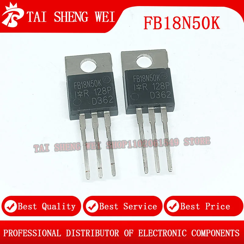 10 шт. FB18N50K IRFB18N50K TO-220 18A 500V TO220