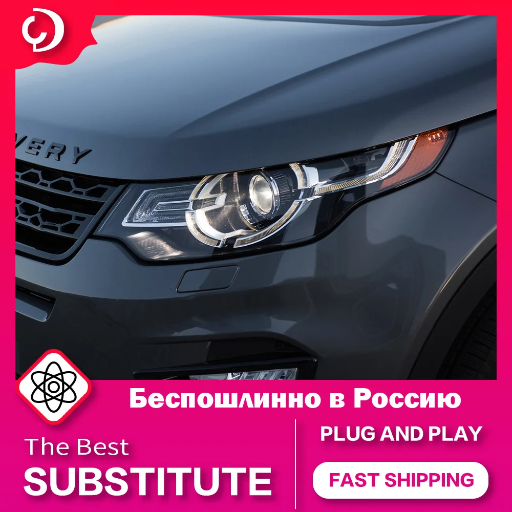 

Car Headlights for Land Rover Discovery 2016-2018 Sport Full LED Headlight DRL Head Lamp Dipped Main Beam Projector Automotive
