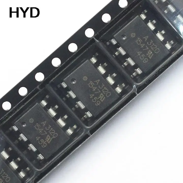 5PCS IGBT drive light coupling A3120  HCPL-3120 patch SOP - 8 photoelectric coupler