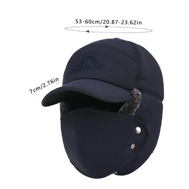 Зимняя русская шапка Теплая зимняя охотничья с ушками солдатская Термальная