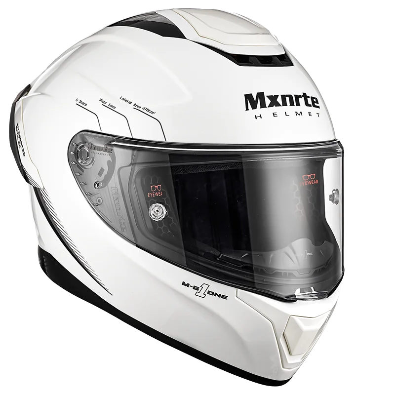Оригинальный белый шлем Mxnrte Atomic для мужчин и женщин гоночный мотоциклетный яркий