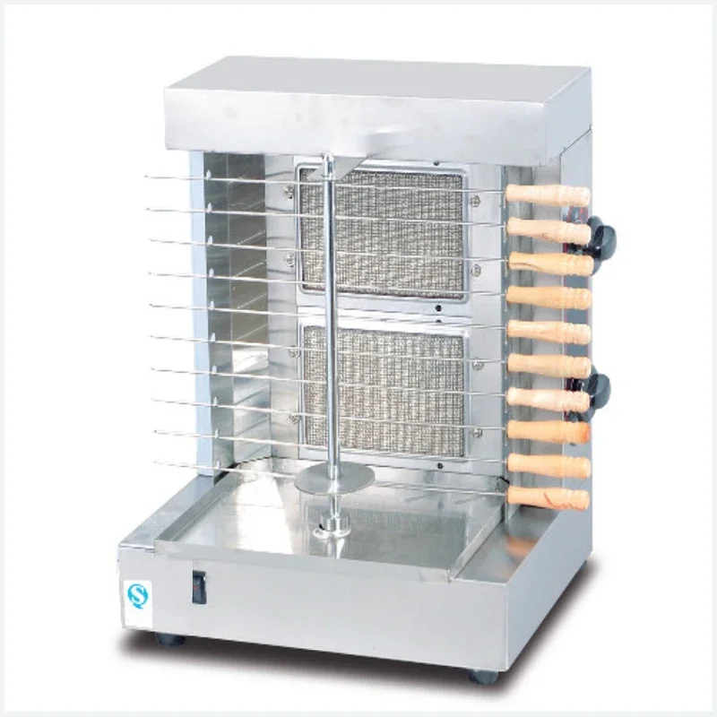 Коммерческая настольная газовая плита для барбекю 110 В/220 В устройство газовый