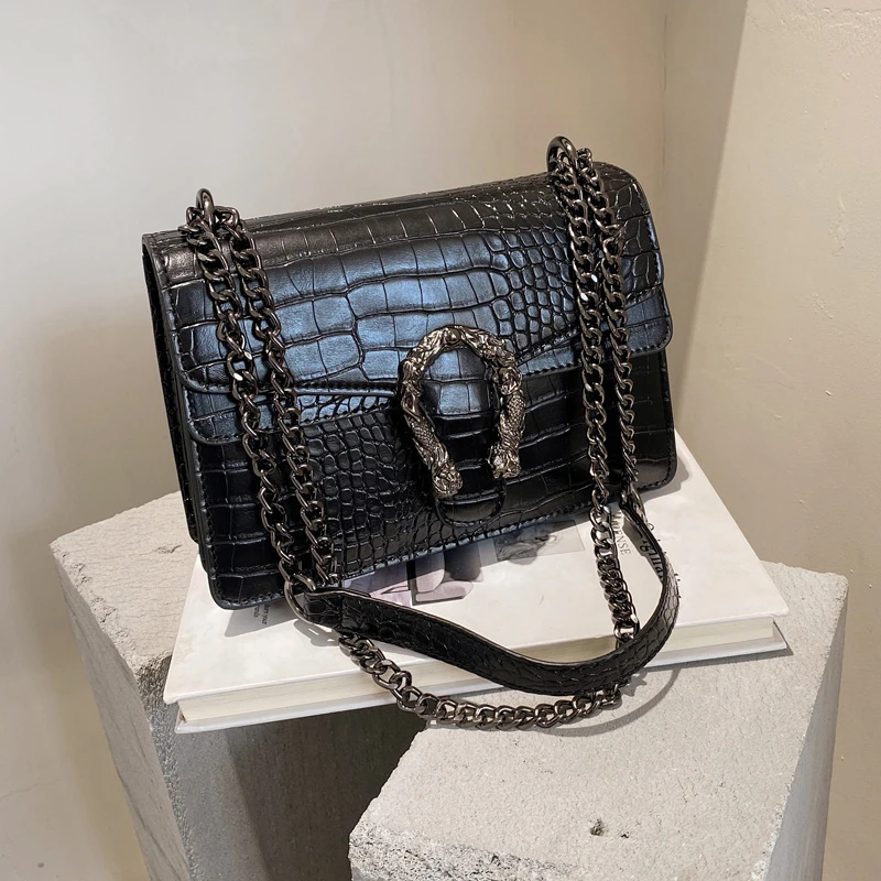 

Новинка 2022, роскошные дизайнерские сумки через плечо с золотой цепочкой, квадратные винтажные клатчи, вечерние сумки через плечо для женщин