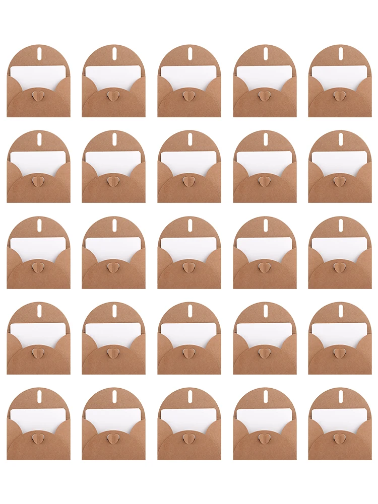 50 шт. застежка в форме сердца на Рождество День Святого Валентина фотоальбом