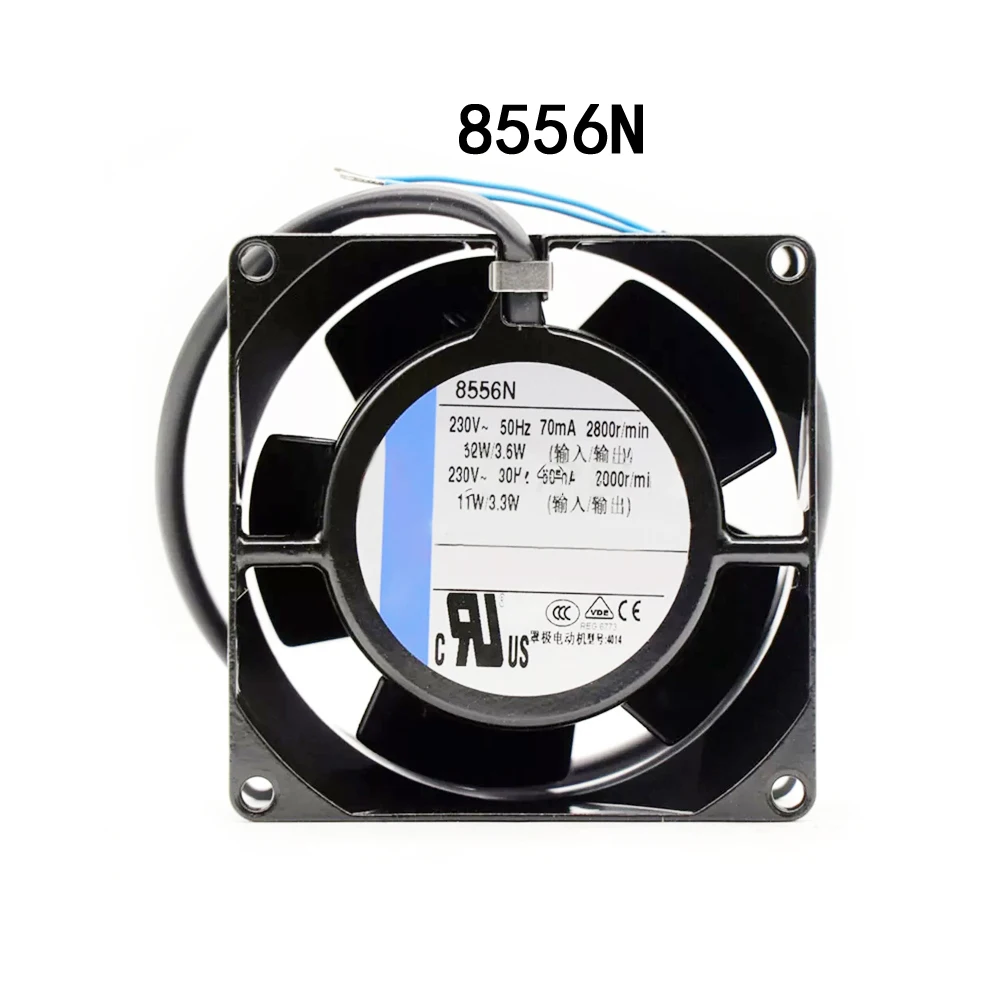 Вентилятор с высокой термостойкостью 230 В переменного тока 12 Вт 70 мА 8556N