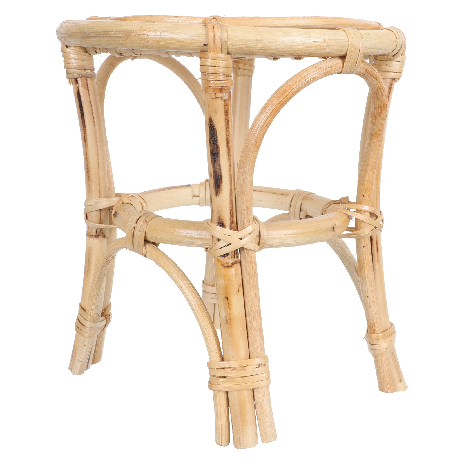 

1pc Gardening Flower Holder Rattan Flower Rack Flowerpot Holder for Outdoor Home