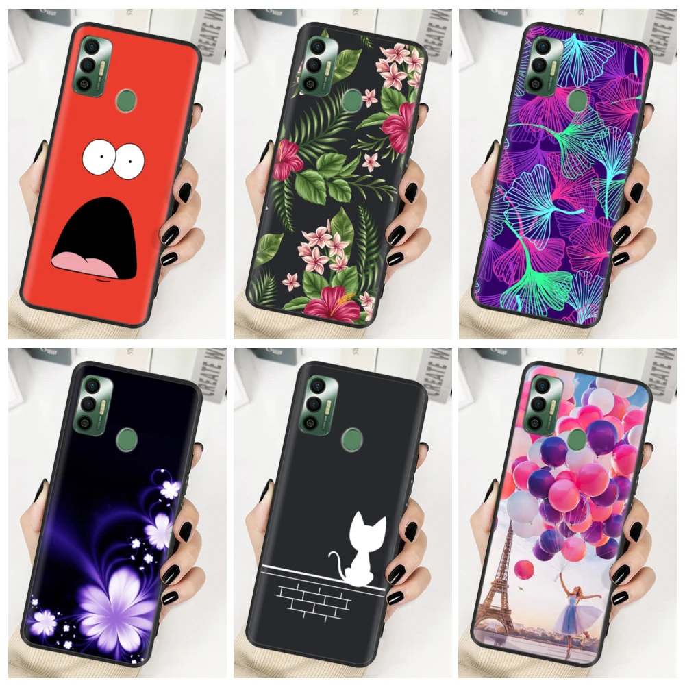 Чехол для Tecno Spark 7 Spark7, мягкий чехол для телефона Tecno Spark 7, задняя крышка KF6j, защитный чехол, бампер, чехол