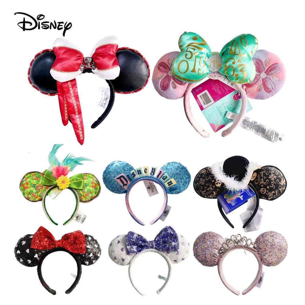 

Повязка на голову с ушками Минни и Микки-Мауса