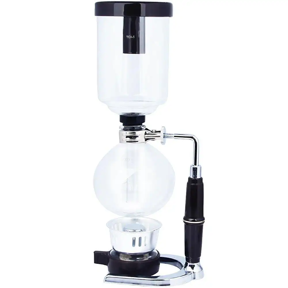 

glass tabletop siphon (syphon) coffee maker 5 cups accessories Fast ship