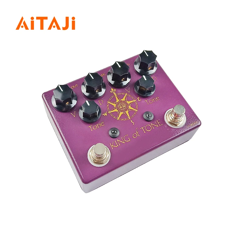 

Электрическая гитара Rock Super King тональной высокой конфигурации Overdrive Stompbox, педаль с эффектами