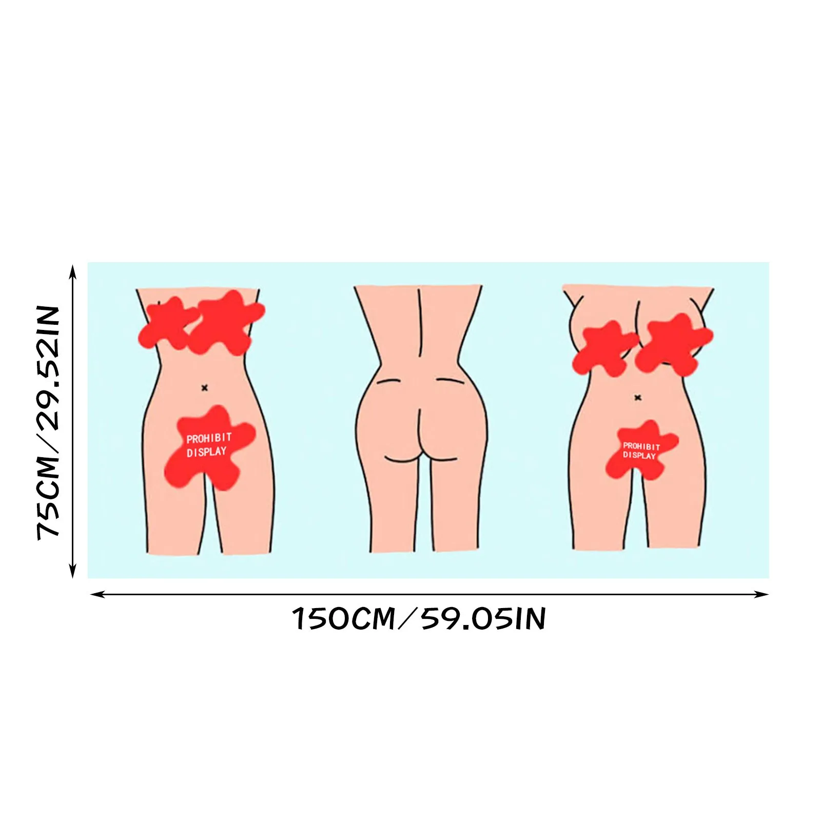 Креативное модное забавное пляжное полотенце с принтом для взрослых мягкое