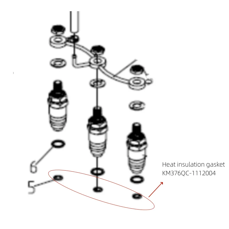 KM376 ПРОКЛАДКА ТЕРМО-ИЗОЛЯЦИИ ПОДХОДИТ ДЛЯ ГЕНЕРАТОРА KIPOR KDE19EA3 KDE19STA3 KDE16EA KDE16STA KDE19EA