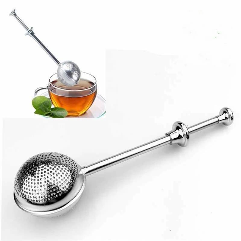 

Press-Type Telescopic Tea Maker Stainless Steel Tea Filter Tea Artifact Tea Separation Tool Tea Leakage Separation