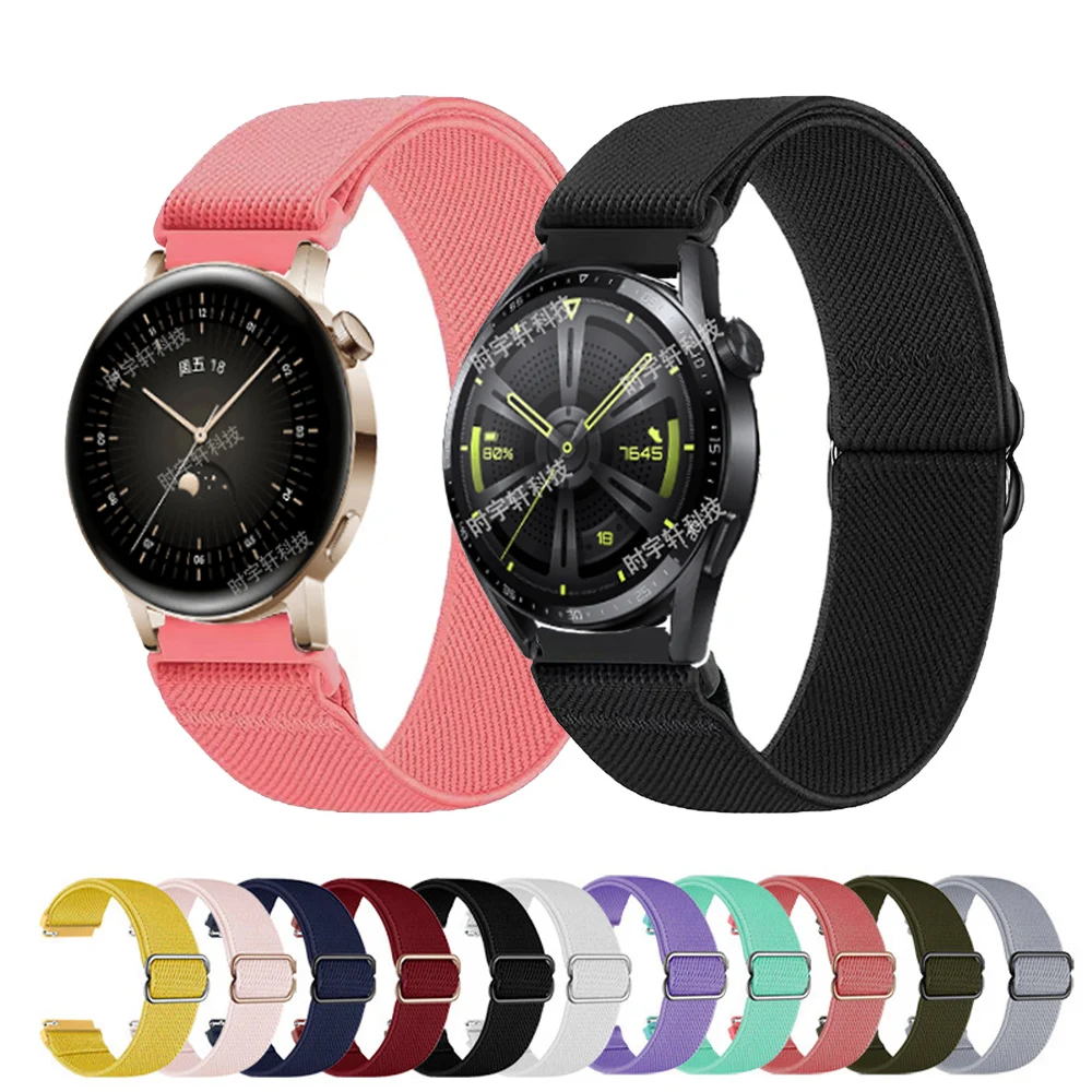 

Ремешок нейлоновый EasyFit для Huawei Watch GT3 GT 2 42 мм 46 мм, браслет для наручных часов Huawei GT 3 Pro 43 мм Runner 2E