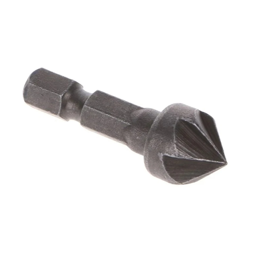 

Drill Bits 5 Flute Drill Bits Power Tools 36mm Length 3Pcs 45# Steel 6.35mm Shank Diameter Gray 1/4\\\\\\\" Hex Shank