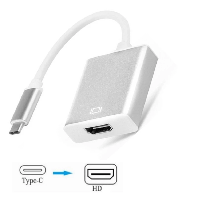 HD USB C To HDMI-Compatible Adapter Cable Usb 3.1 Thunderbolt To HDMI-Compatible USB-C To HDMI-Compatible Switch Cable Converter