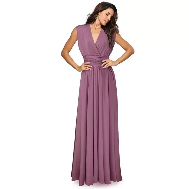 

Women Multiway Wrap Convertible Boho Maxi Club Red Dress Bandage Long Dress Party Bridesmaids Infinity Robe Longue Femme