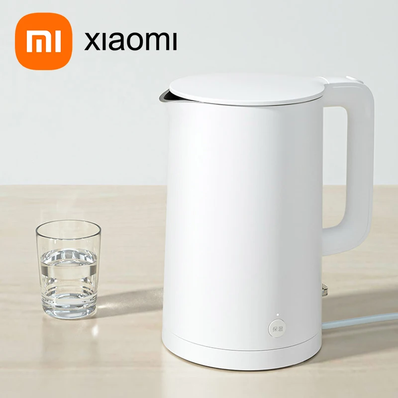 

XIAOMI Insulation Electric Kettle 1S 1.7L 1800W Fast Boiling Intelligent Temperature Control Stainless Steel Teapot Original