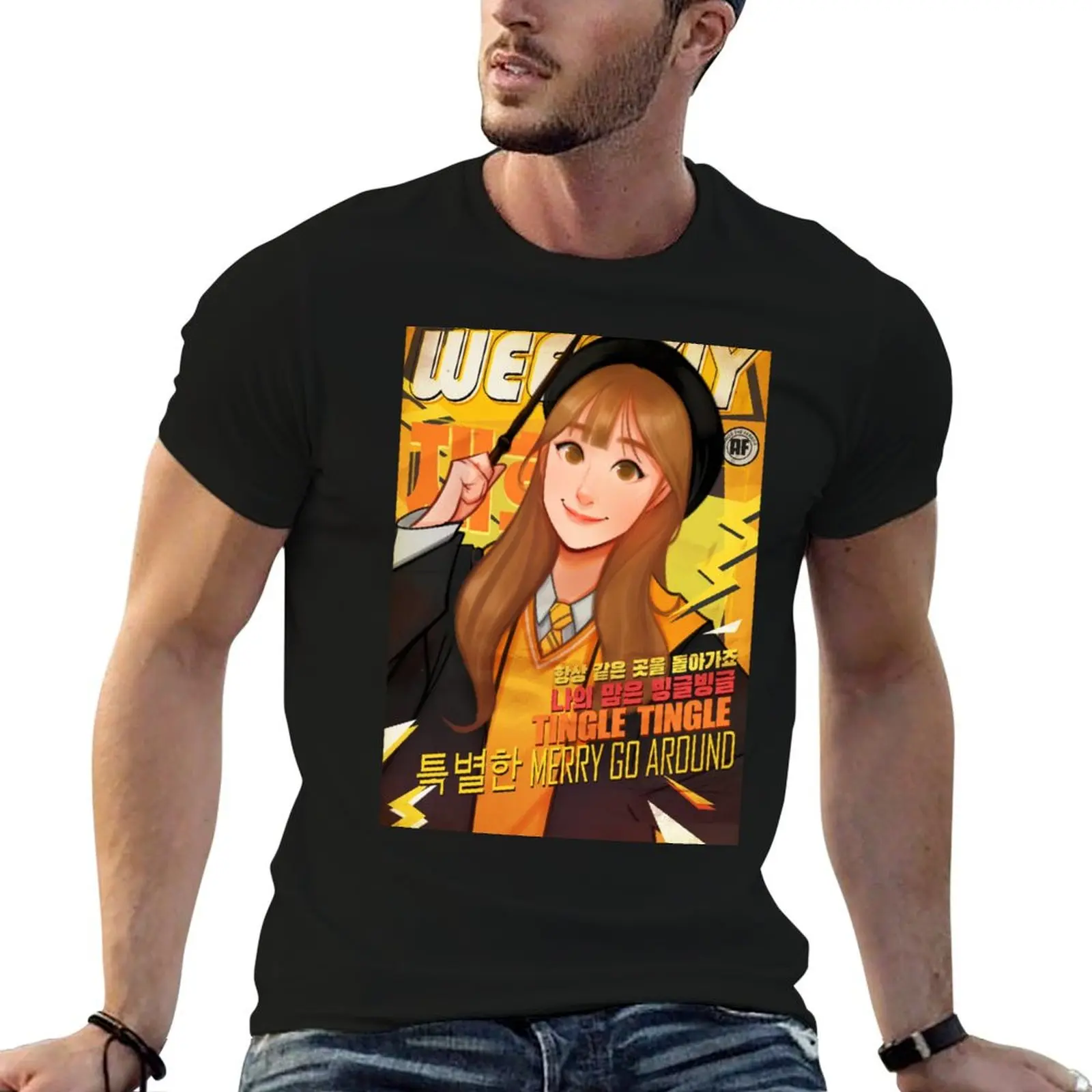 Футболка Jaehee милые топы быстросохнущая дизайнерская футболка для мужчин