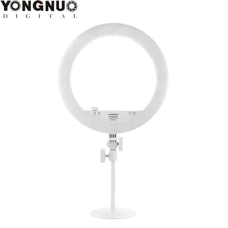 

Yongnuo YN208 Pro Meiyan кольцевой заполняющий светодиодный светсветильник для фотосъемки мобильный пульт дистанционного управления сеть красный св...