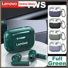 Наушники-вкладыши TWS с наушники Lenovo LP1 Bluetooth 5,0 наушники беспроводной зарядным устройством 9D стерео спортивные водонепроницаемые наушники с микрофоном