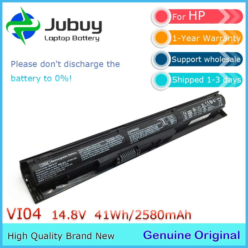 VI04 14 8 В 41 Втч оригинальный аккумулятор для ноутбука HP Envy Pavilion 15 17 ProBook 440 445 450 455
