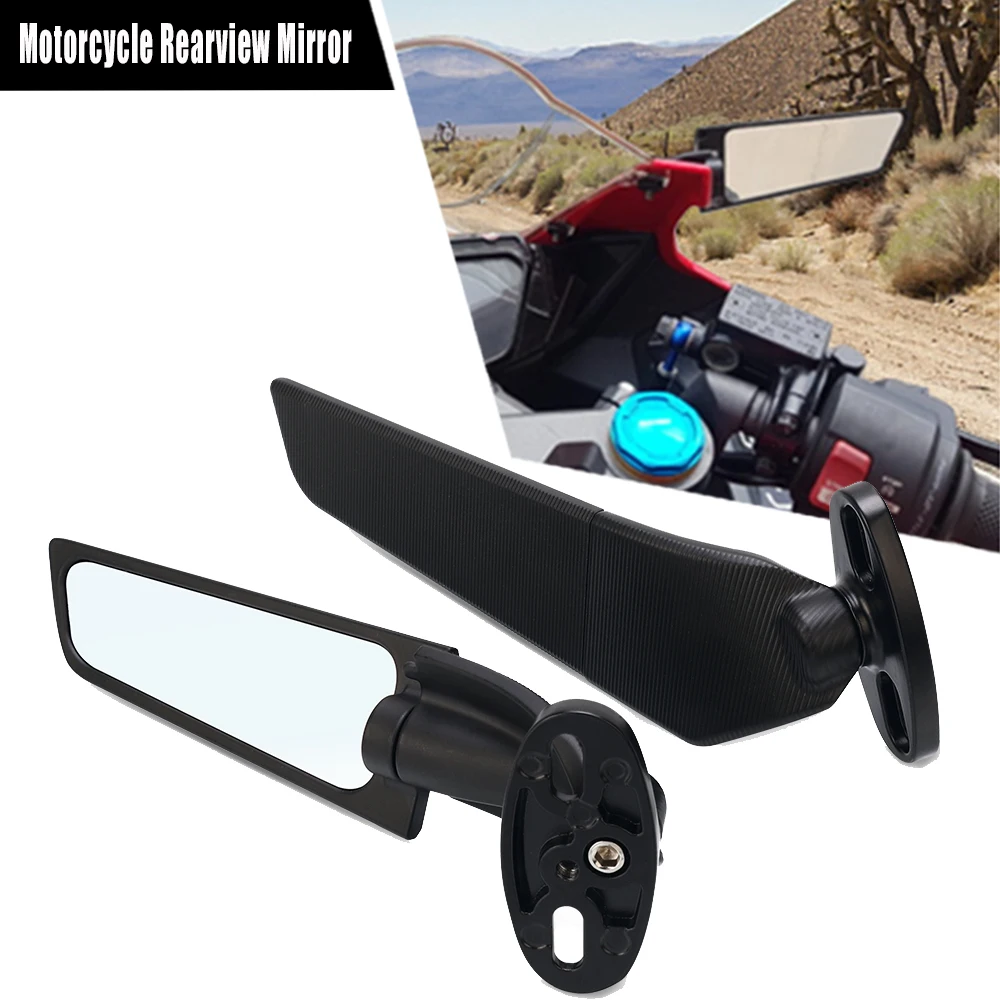 

Motorcycle For Honda CB190R CBF190R CB190X CBF190X CB250F CB250R CB300R Modified Wind Wing Adjustable Rotating Rearview Mirror