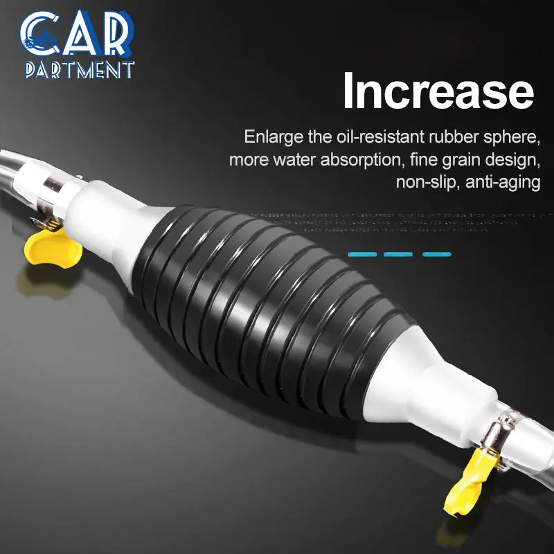 

Прочный насос для перекачки воды и масла, универсальный портативный автомобильный топливный газовый насос, сифон для труб из ПВХ, ручной на...